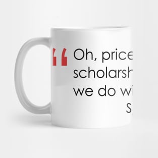 Kierkegaard Quote on Scholarship Mug